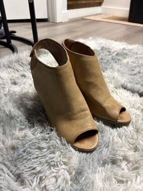 Call It Spring Tan Open-Toe Mules